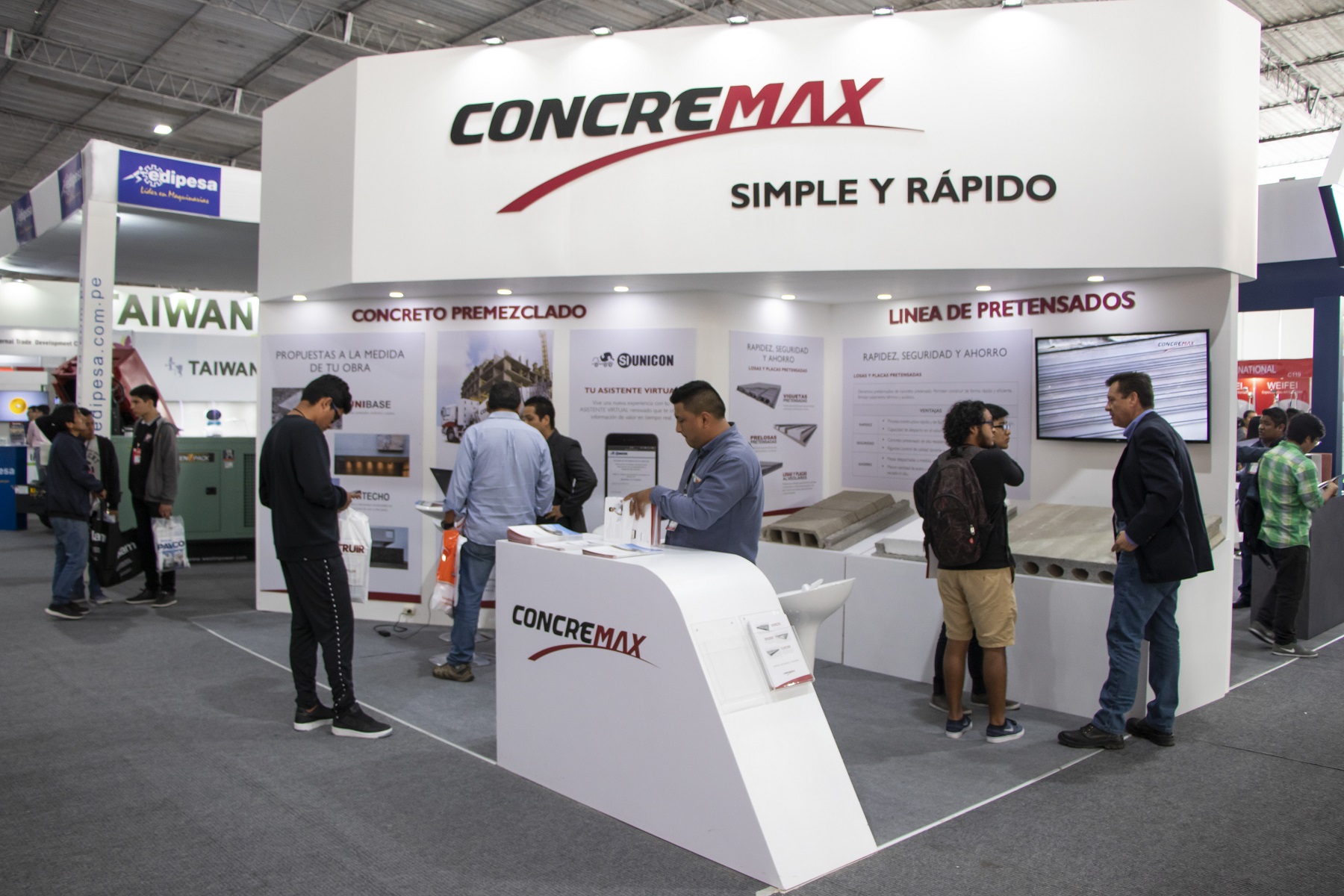 CONCREMAX participó en la feria EXCON 2018